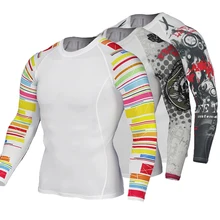 Рашгард Спортивная Мужская футболка с коротким рукавом для спортзала, футболка для бега, футболка для футбола, компрессионная рубашка, сухая футболка для фитнеса, мужская рубашка