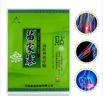 

5PCs Miao Stockade Black Plaster Far Infrared Magnetic Pain Relief Medical Patch Backache Neck Waist Knee Pain Relieving Plaster
