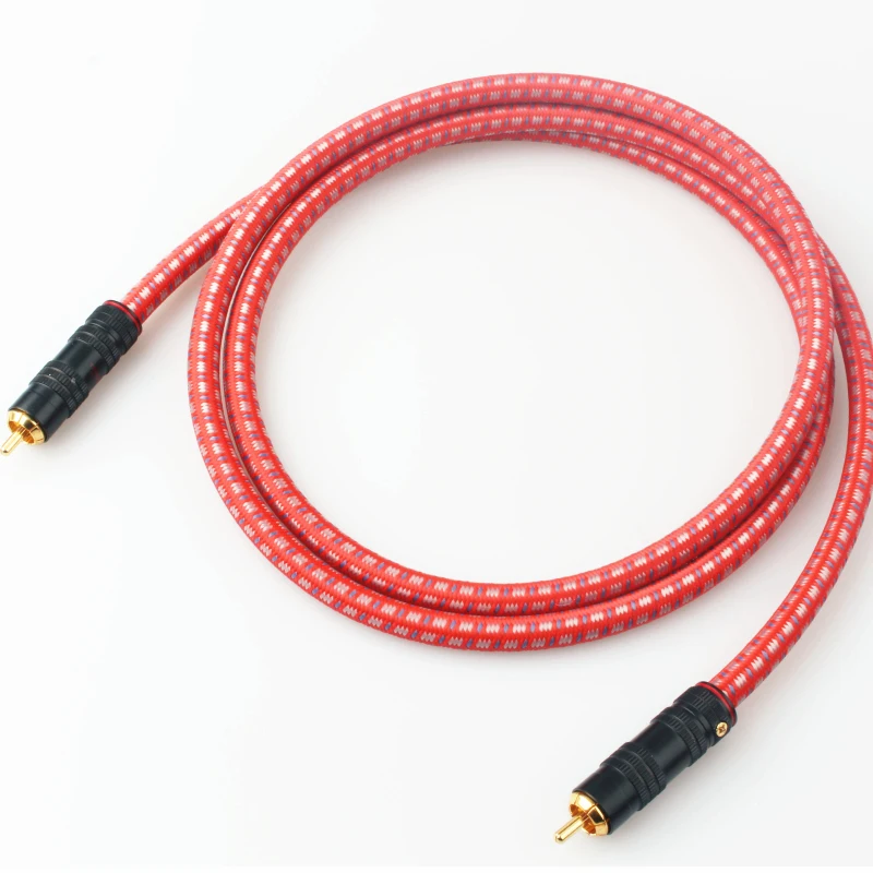 Hi Fi Audio Silver-plated Coaxial Digital Rca Subwoofer Cable | Электроника