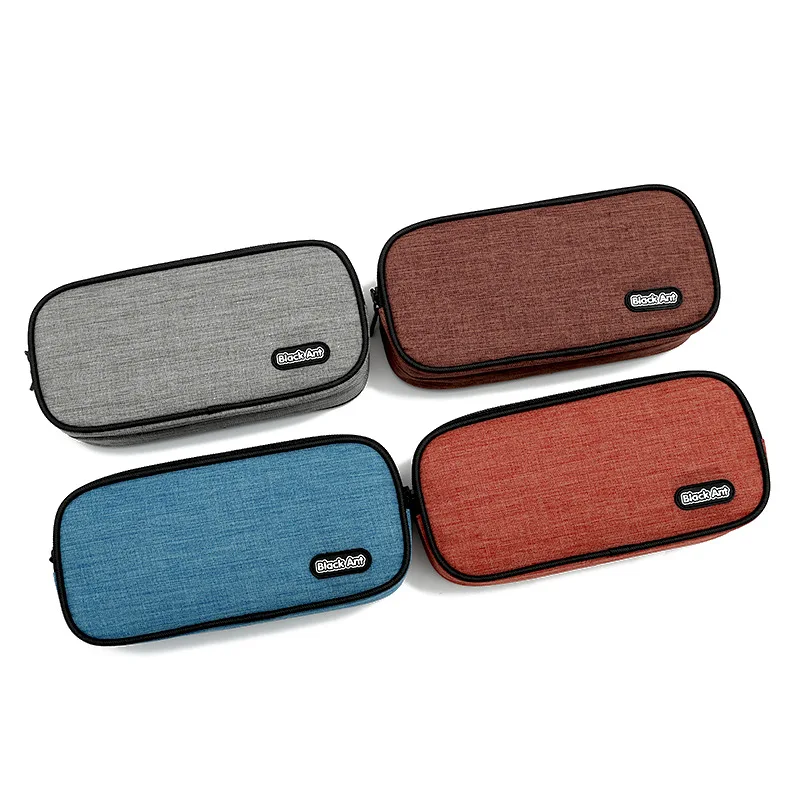 Kawaii Double-layer Pencil Case Fashion Storage Bags Penal for Girls Boy Pen Box School Student Office Supplies Stationery Pouch |