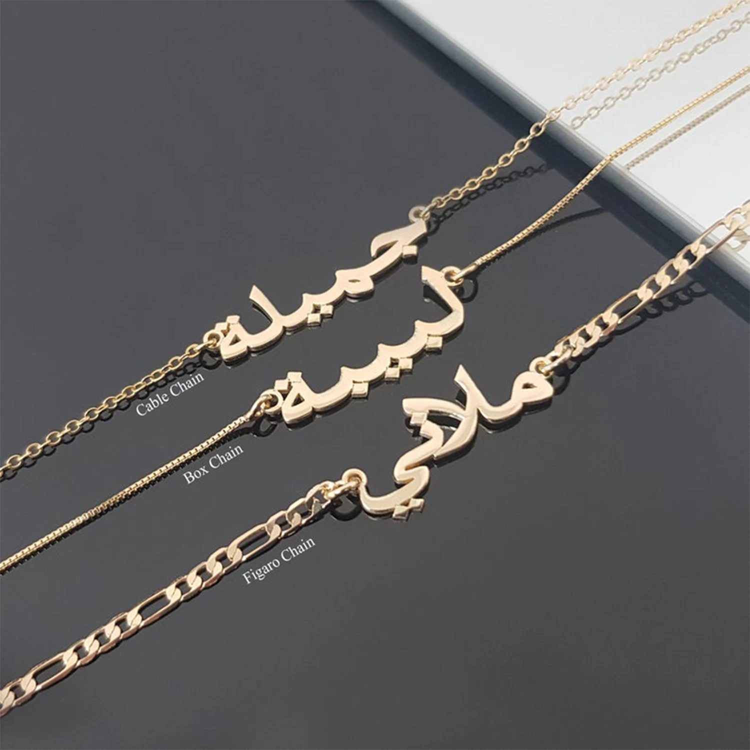 Custom Arabic Name Necklace For Women 