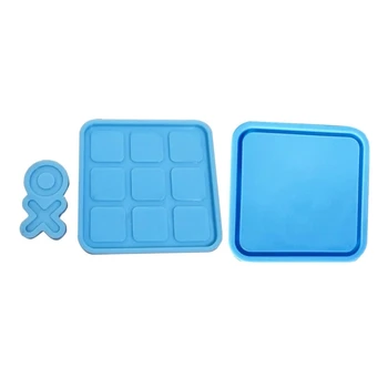 

DIY Crafts 9 Grids Toys Casting Silicone Mould Jewelry Making Tools Crystal Epoxy Resin Mold