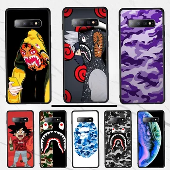 

For Samsung S10 plus Russian version BAPE For Samsung S9 Phone Case For Samsung S10 S10e S10Plus S9 S9Plus S8 S7 S6 edge plus