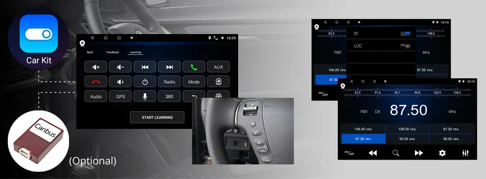 Top SINOSMART 2.5D IPS/QLED Screen 1G/2G Car GPS Navigation Player for Chevrolet Cruze/Daewoo Lacetti 2008-15 32EQ DSP, 4G Optional 6