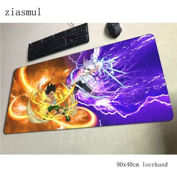 

hunterxhunter padmouse 900x400x3mm gaming mousepad game 3d mouse pad gamer computer desk Halloween Gift mat notbook mousemat pc