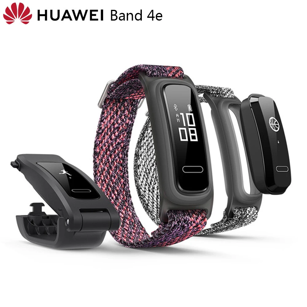 Смарт-часы huawei Band 4e, браслет для мужчин, баскетбольный мастер, спортивные часы, водонепроницаемые Смарт-часы, фитнес-трекер для IOS, Android