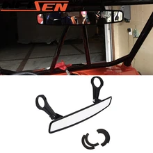 

2" Roll Cages UTV Rearview Mirror Shockproof Side Mirror Accessories w/ For Can Am /Polaris RZR 800 900 1000 For Yamaha