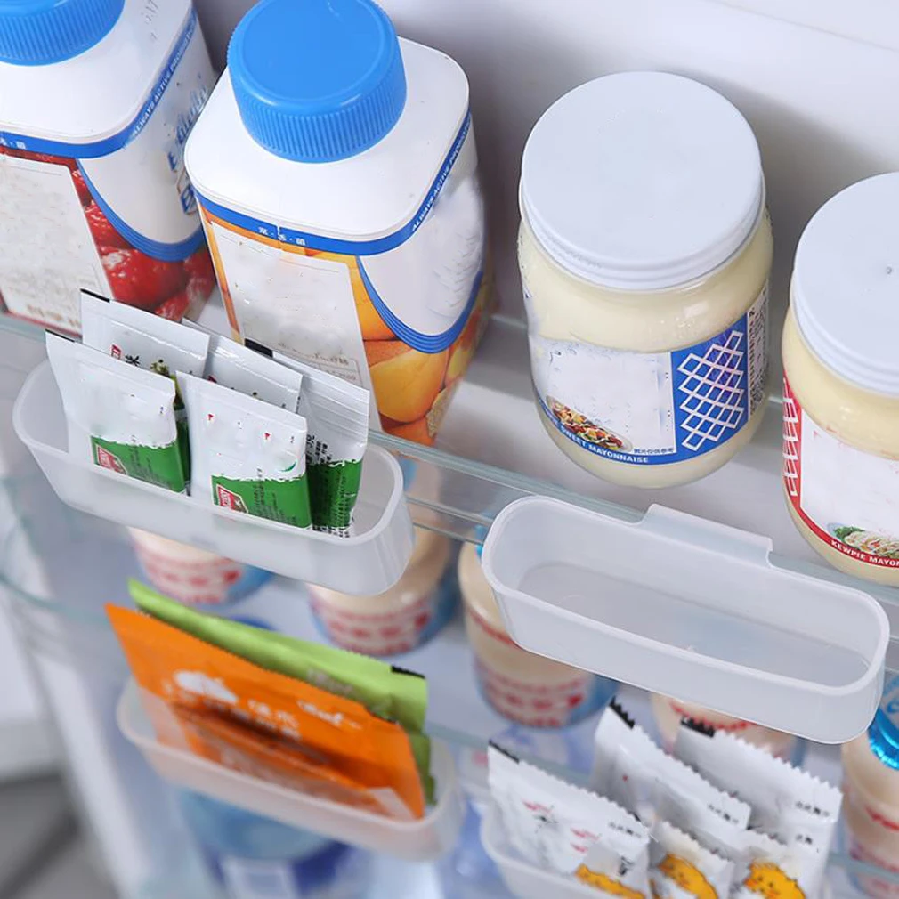 Refrigerator Hanging Storage Box Seasoning Bag Organizer Small Removal Office Plastic Translucent Container 2020 High Capacity | Дом и сад