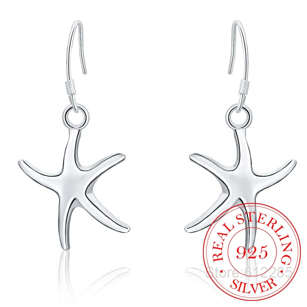 Серьги из серебра 925 пробы свадебные ювелирные аксессуары модные новые корейские