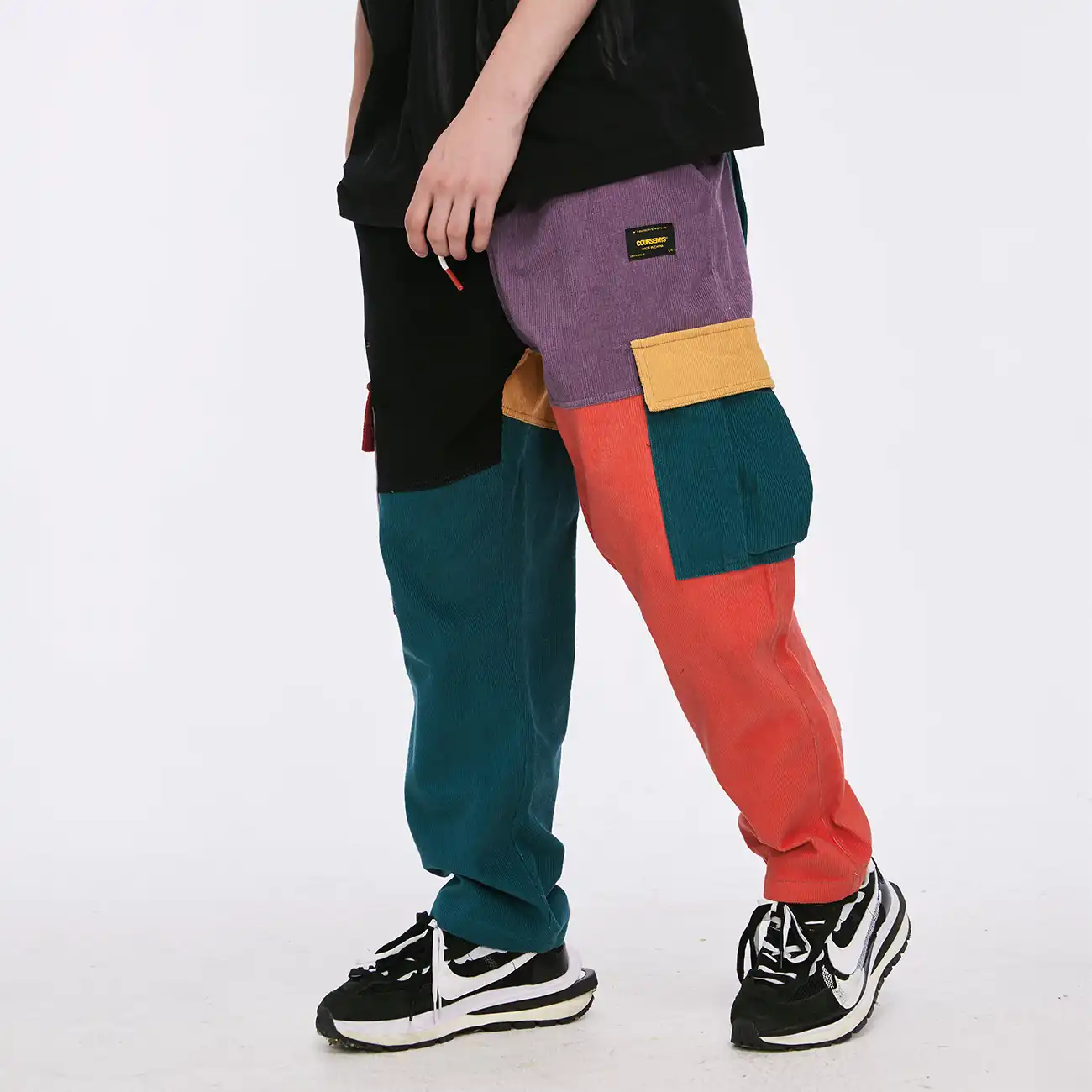 patchwork cargo pants
