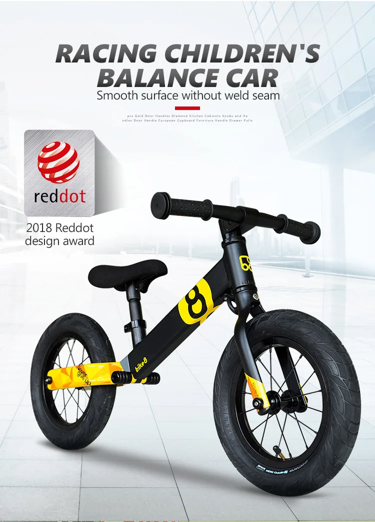 Bike8 детский балансировочный велосипед без педалей для От 1 до 6 лет детский безопасный велосипед детский скользящий велосипед