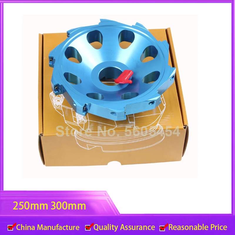 

BAP400R Aluminium face mill 400R 250-32-12T 250mm 300mm large surface milling cutter BAP 90 degree