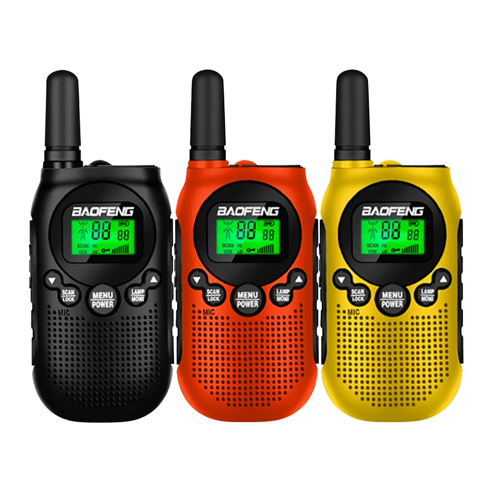 Baofeng-WalkieTalkie BF-T6 para niños, estación de Radio bidireccional recargable, teléfono de mano, juguete, 1 Uds.