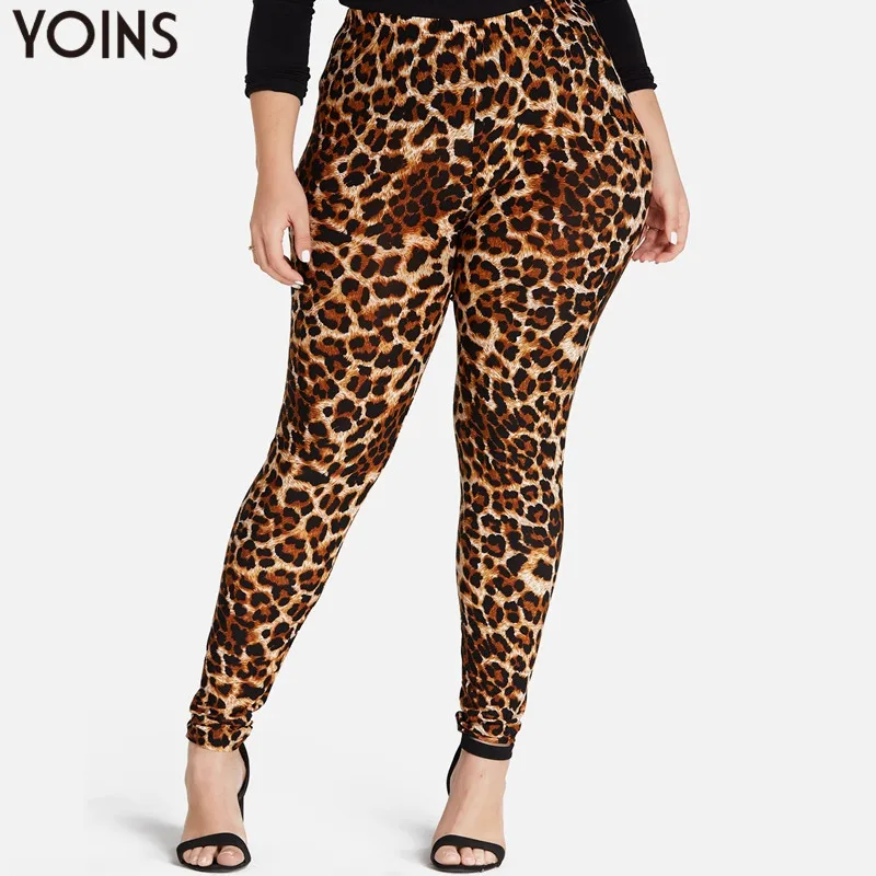 YOINS 2020 Autumn Winter Women Sexy Bodycon Leopard Push Up Leggings