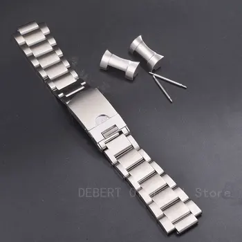

ремешок для часов Стальная полоса Мужские часы группы Watch Parts22mm Steel strip 316 mechanical wristwatches watch men leather