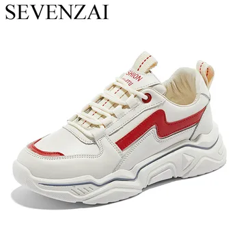 

ins fashion vulcanize women shoes increase height sneakers korean casual platform moccasins ladies leisure comfortable flat girl