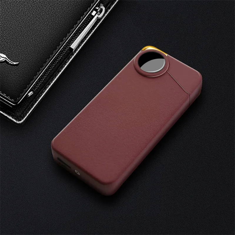 Металлическая ветрозащитная электронная USB Зажигалка, сигарета, перезаряжаемый электрический импульс, зажигалка, плазменная двойная дуговая зажигалка, гаджеты для мужчин, принадлежности для курения, н