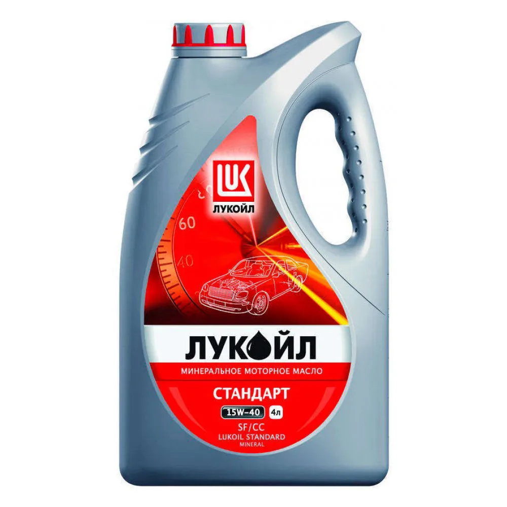 Масло моторное минеральное «Лукойл Стандарт» 15W40, 4 л