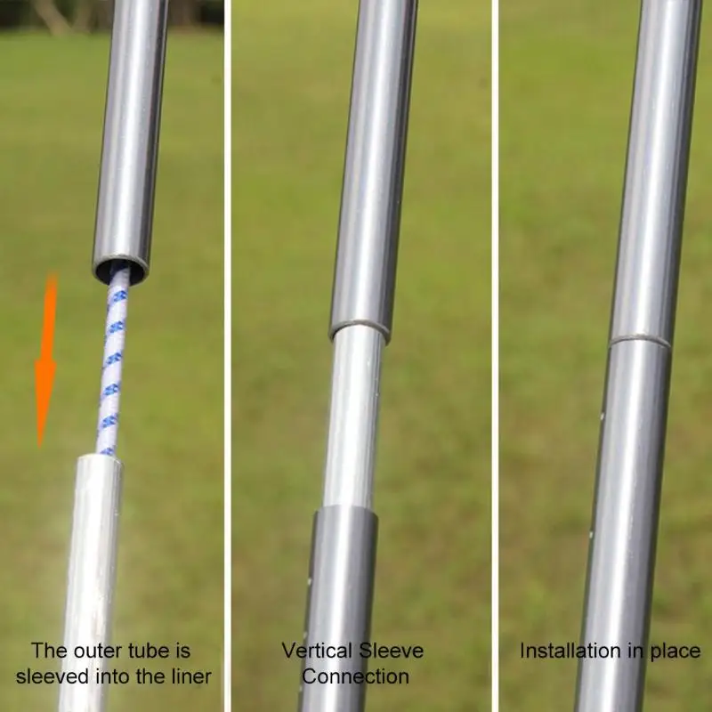 Из алюминиевого сплава для улицы палаточный колышек для кемпинга комплекты солнцезащитный навес опорный стержень