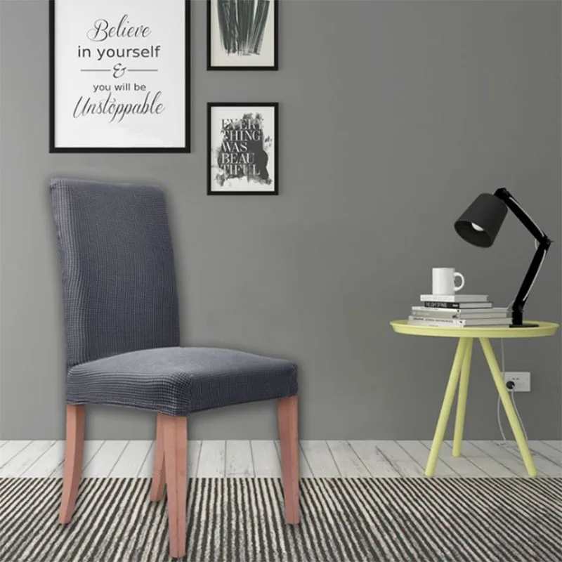 AU 1 шт. подходит для обеденных стульев Чехлы стрейч-крышка протектор Slipcover моющийся инструмент
