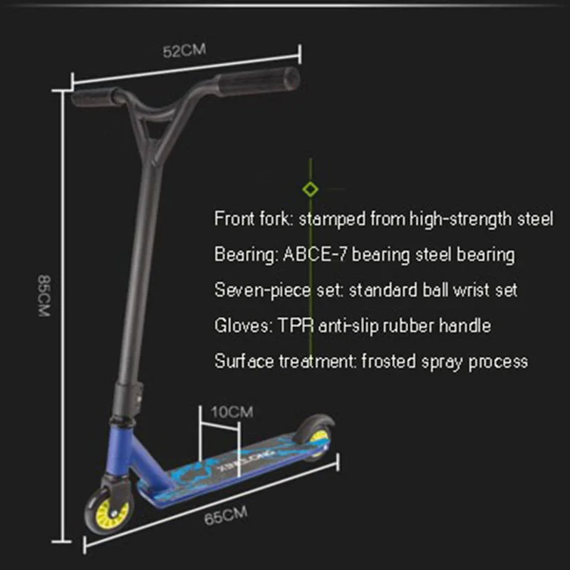 Skuter Pro Stunt Freestyle Street Surf 