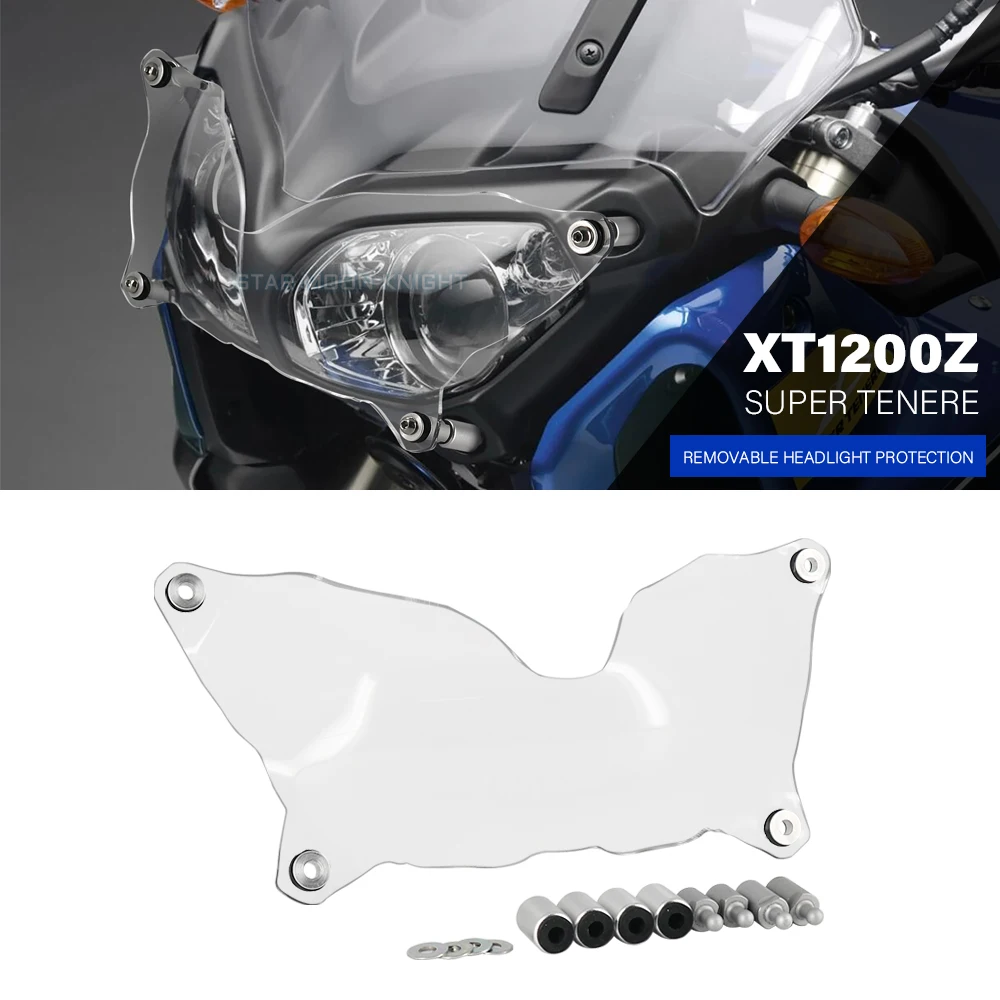 Аксессуары для мотоциклов акриловая Защитная крышка фар YAMAHA XT 1200 Z XT1200Z Super Tenere 2010-