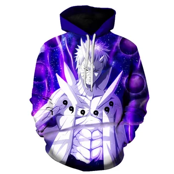 

2019 Men's Cosplay Naruto Naruto Hoodie Cool Purple Jacket Hoodie Sweatshirt Men's Street Jacket Plus Size 6XL