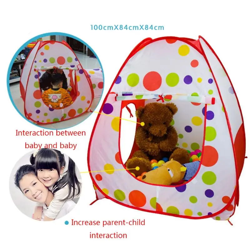 3Pcs/Set Play Tent Baby Toys Ball Pool for Children Pool Pit Kids Folding Crawling Tunnel Ocean Playhouse