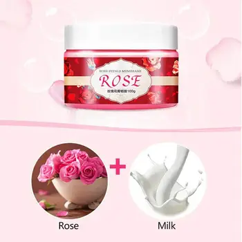 100ml Rose Repair Hand Mask Natural Ingredients Moisturize Nail Hand Care Paraffin Wax Soften Treatment