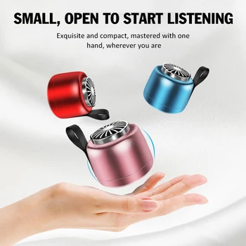 

Metal Mini Wireless Bluetooth 5.0 Speaker Protable Waterproof Subwoofer Soundbox GK99