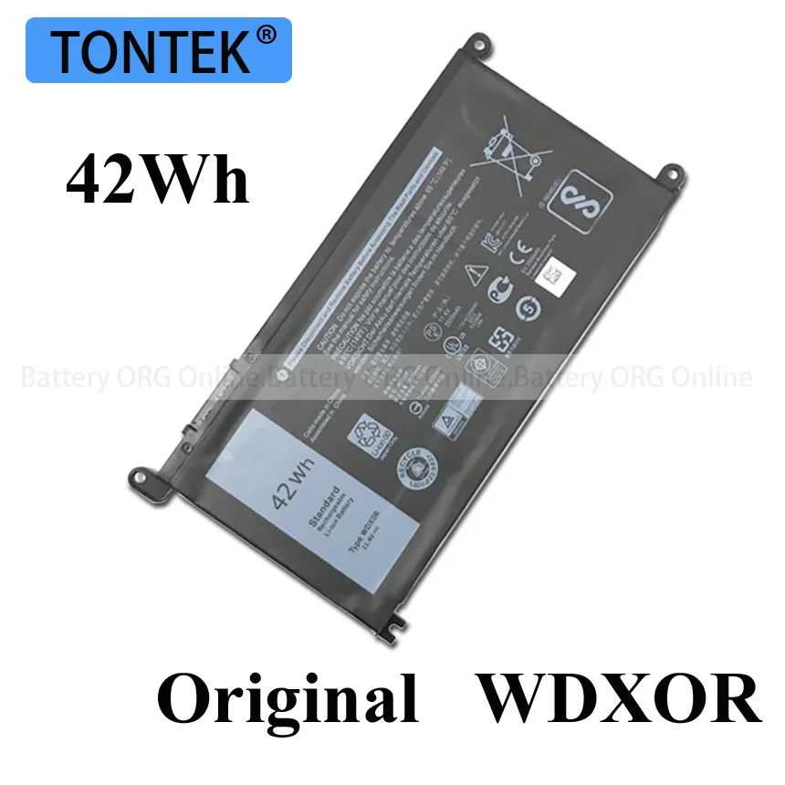 Genuine WDXOR Battery For Dell Inspiron 7000 15 7560 5538 5567 5568 P61F 14 7460 5468 7569 7472 7570 WDX0R T2JX4 3CRH3 | Компьютеры и