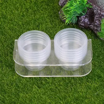 

1pc Reptile Feeding Bowl Food Water Dish Food Water Feeding Tool Reptile Supplies With 10 Bowls Without Magnet