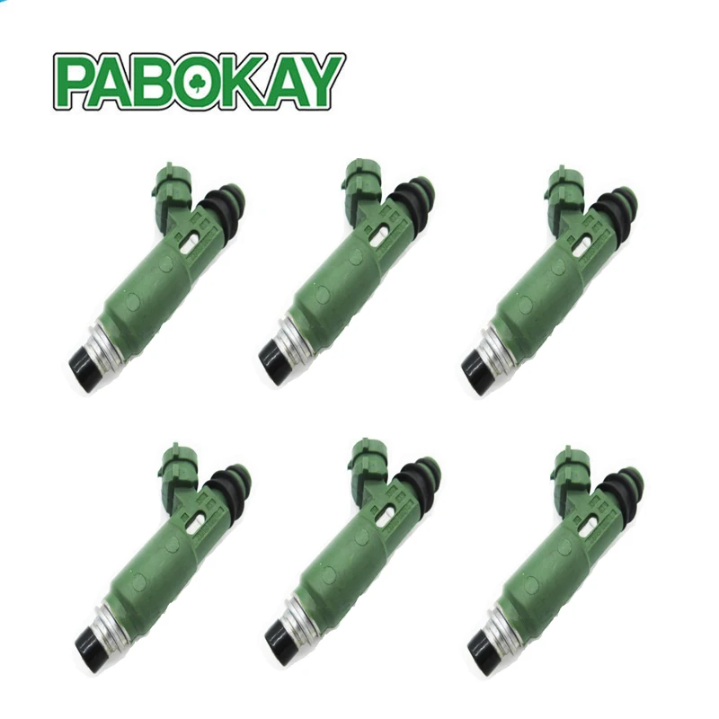 

6 pieces x Fuel injectors for TOYOTA 1FZ-FE LANDCRUISER FZJ78 79 105 23209-66010 LEXUS