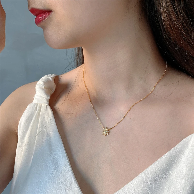 925 пробы, Серебряное Двухслойное ожерелье в виде ключицы, цепочка, CZ, подвеска в виде сердца, ожерелье для женщин