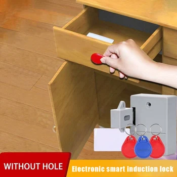 

Smart Lock for Locker Drawer Smart Sensing Induction Cabinet Wardrobe Door Lock AC889