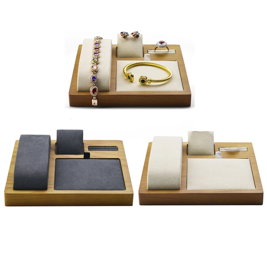 

Wood Jewelry Trays, Drawer Jewelry Organizer Trays for Showcasing & Storing Earrings, Bracelets, Necklaces and Rings