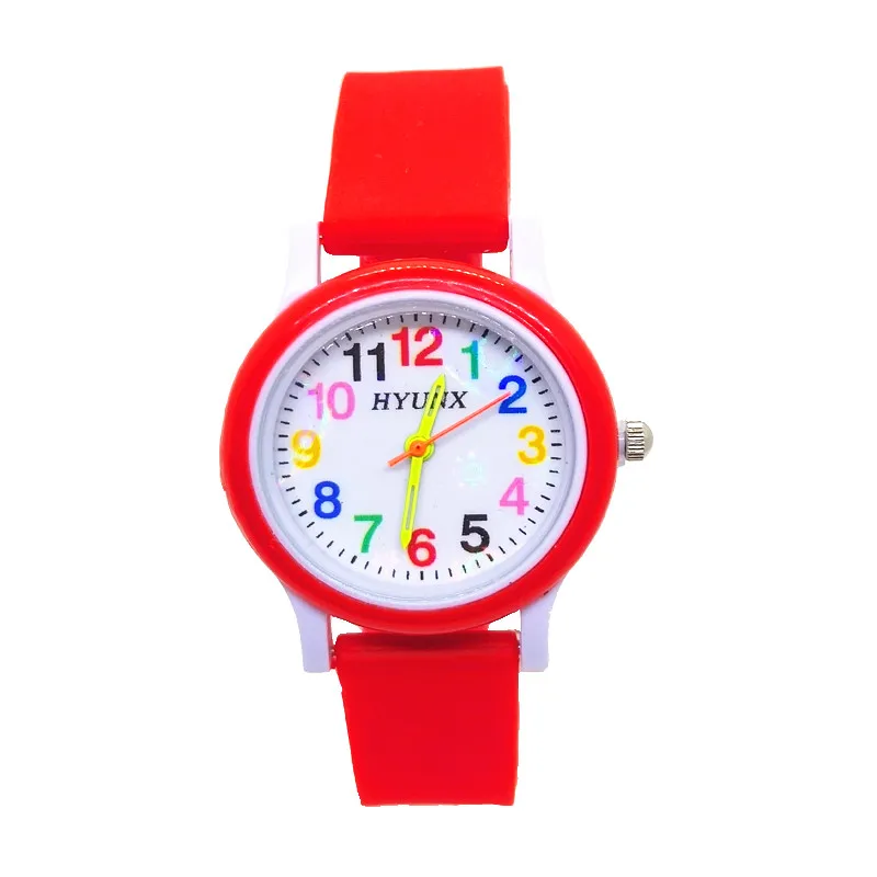Many Colors Childrens Watches Environmentally Friendly Solid Color Strap Sports Digital