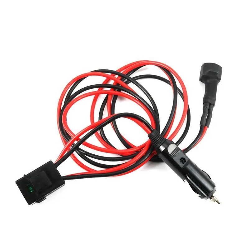 

1.5M 30A Six Short Wave Cigarette Lighter Power Cord Cable for Yaesu FT-857D FT-897D IC-725A IC-706 IC-78