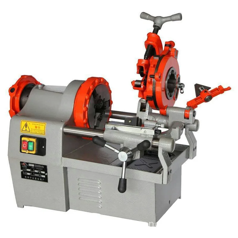 Electric pipe cutting and threading 