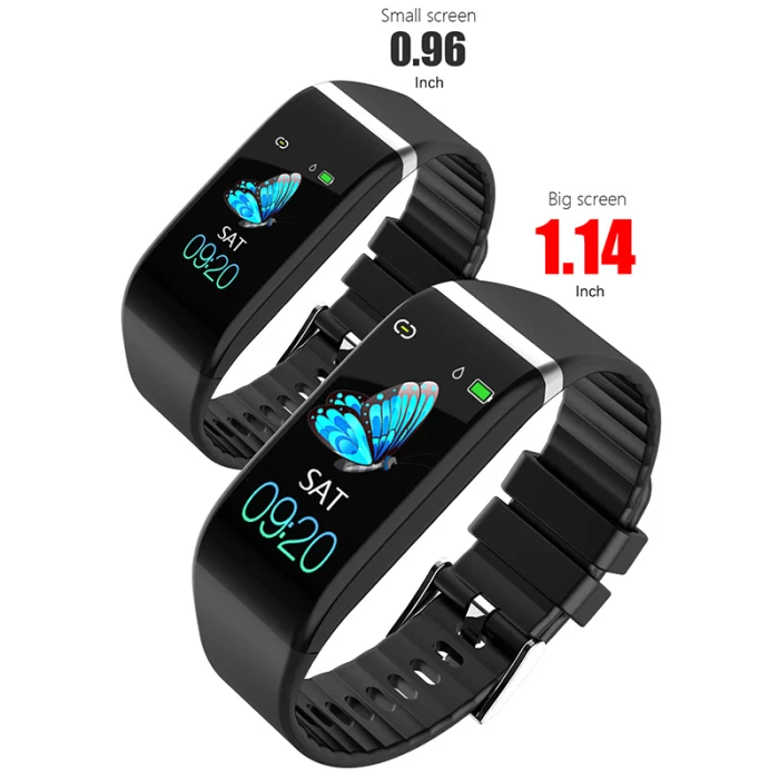 Smart Bracelet Heart Rate Blood Pressure Oxygen Exercise Bluetooth Step LHB99