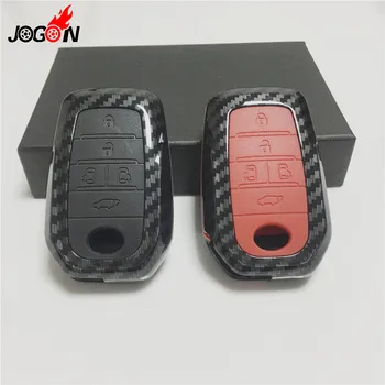 

Smart Remote Fob Key Case Shell Cover Carbon Fiber Look For for Toyota Alphard 2012 PREVIA 2012 Genuine Car Key Remote Case