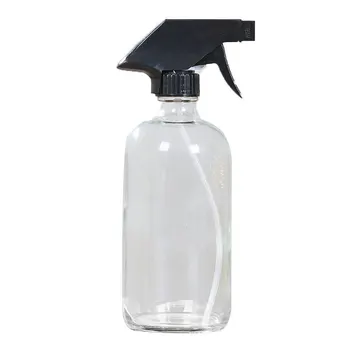 

Empty Glass Spray Bottles Multi Function Sprayer Durable Trigger Sprayer Refillable Containers Transparent 480ml
