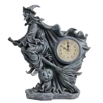 

Gandalf Sorcerer Sculpture Table Clock Time Memory Desk Clock Fossil Art Home Decoration Accessories
