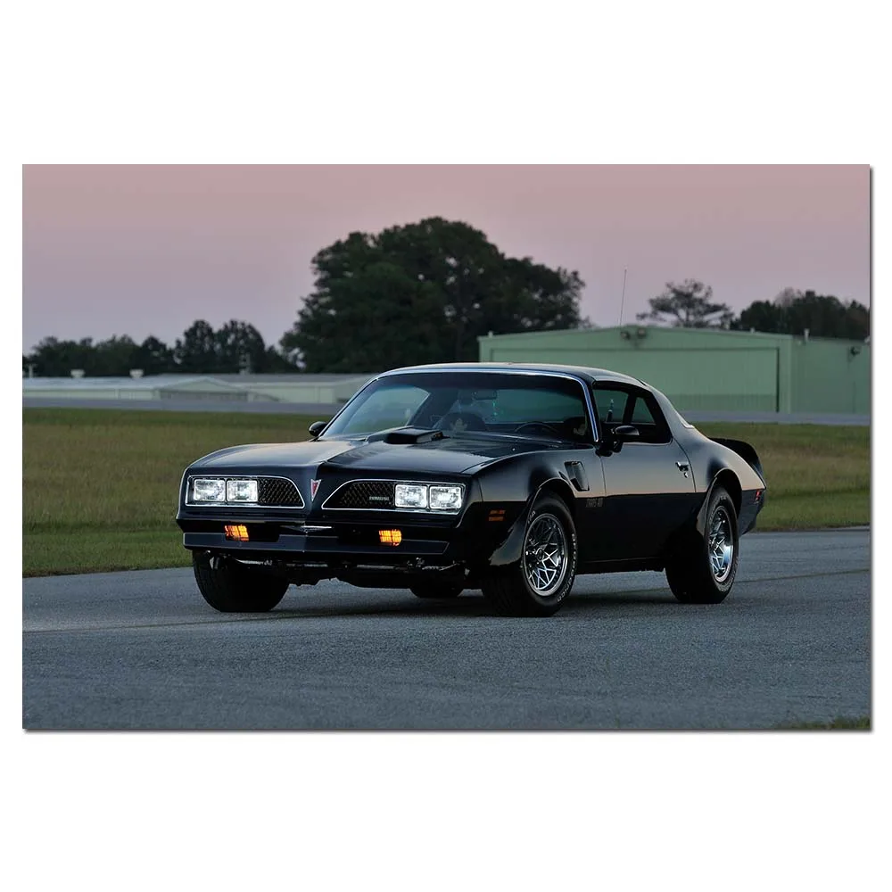 1979 Pontiac Firebird Trans Am Классические Постеры и принты суперкаров Картина на холсте