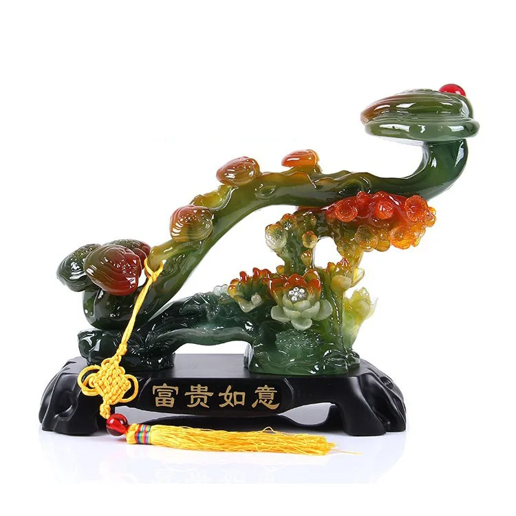 

Entity Wholesale Lucky Jade Rich Good Luck Decoration Gift for Wedding Living Room Wine Cabinet Decoration Home Handicraft Equip