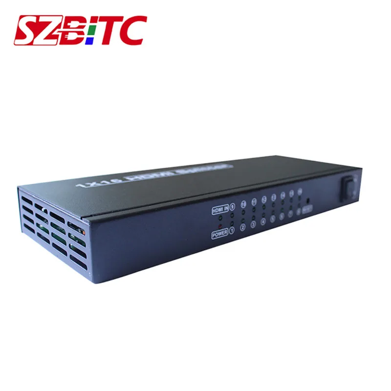 SZBITC 1x16 HDMI разветвитель 1 вход 16 Выход 4K портов процессор для Full HD 1080P 3D|processor| |