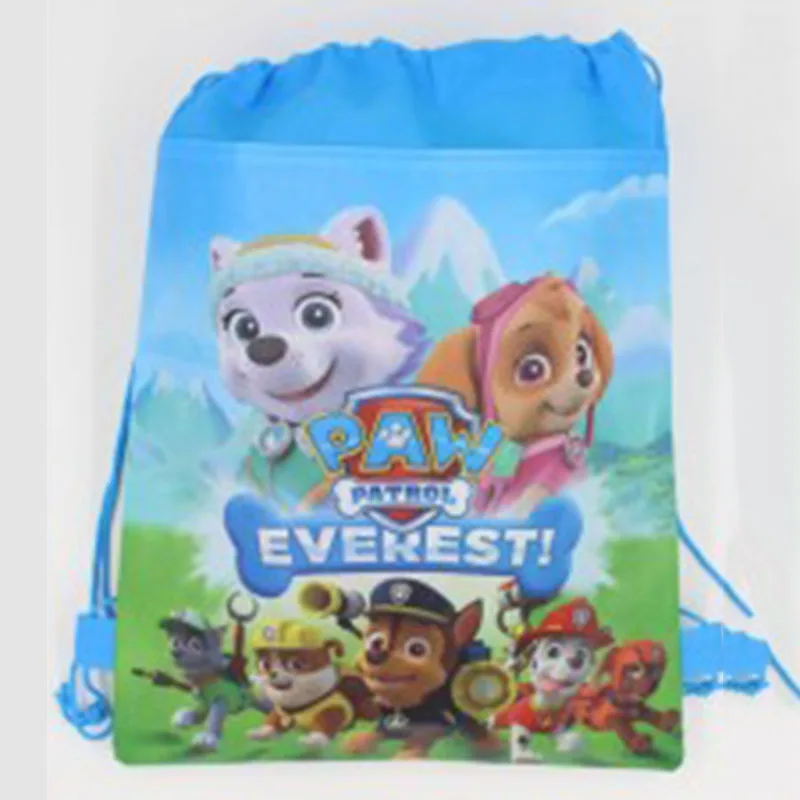 Paw Patrol, мультяшная Нетканая сумка для хранения, тканевая сумка для покупок, семейная экшн-фигурка Джорджа, сумки на шнурке, 2D66