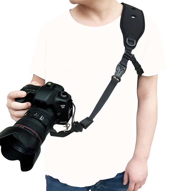 FULL-Camera Strap with Quick Release Neck Strap Safety Tether Compatible for Canon Sony Olympus DSLR Camera