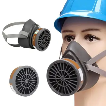 

In stock! Fast Delivery! High Quality Self-priming Gas Mask Respirator Filter for Painting Spraying Lab Chemistry