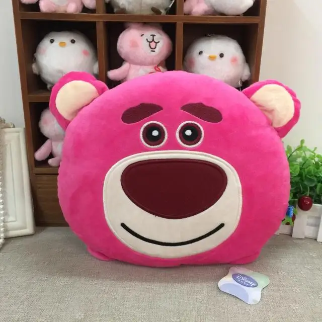 История игрушек Lotso Huggin Медведь плюшевая подушка мягкая Медведь Lotso подушка супер мягкие игрушки - Цвет: 30x24cm no smell